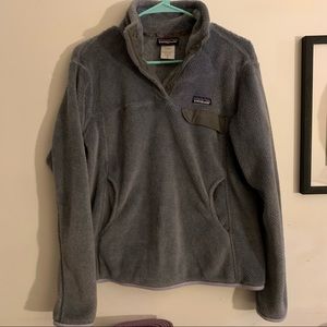 Patagonia re tool snap t fleece pullover - Medium Grey on Grey